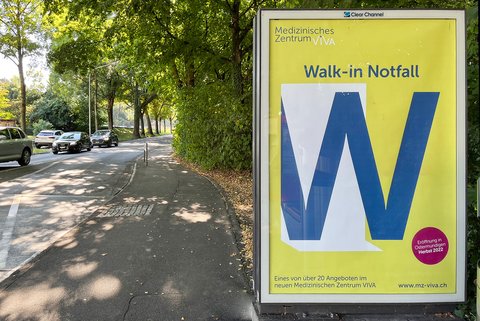 Plakatkampagne für das Medizinische Zentrum VIVA