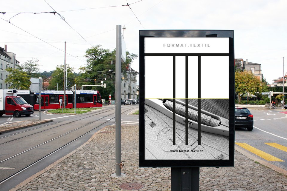 durchzwei, Format Textil, Plakat